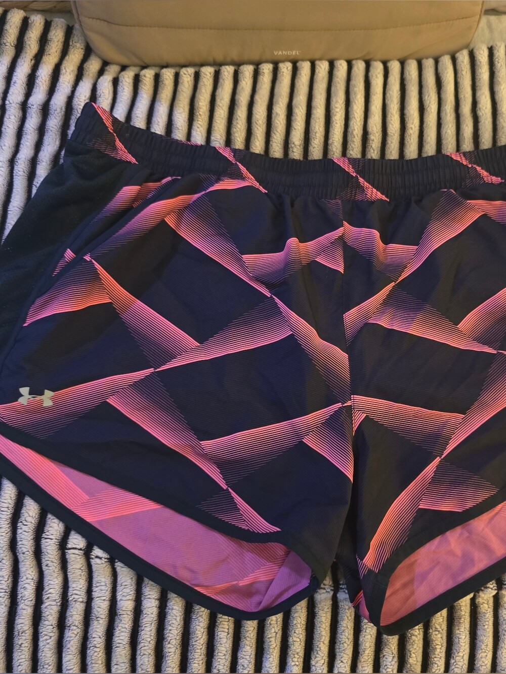 Under Armour Black & Pink Athletic Shorts